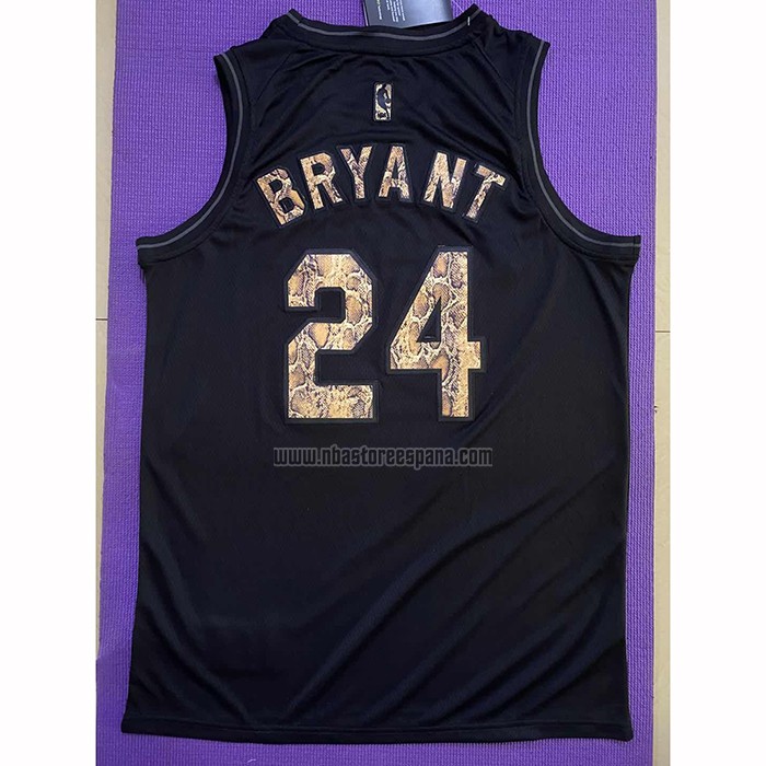 Camiseta Los Angeles Lakers Kobe Bryant NO 24 Negro